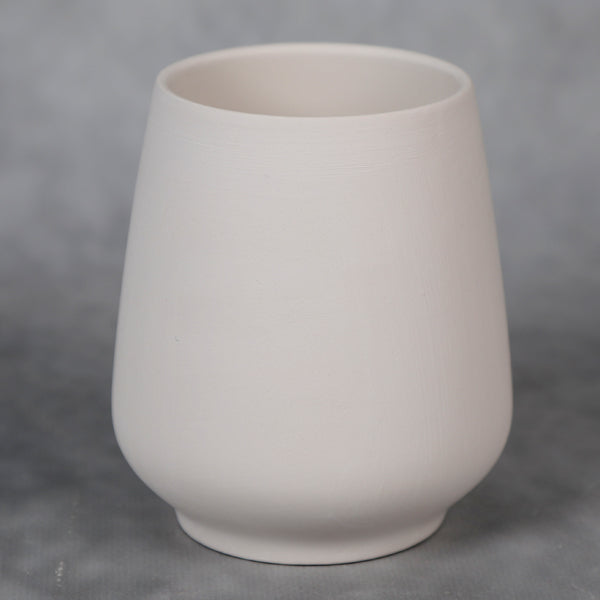 Bisque Essential Stemless Glass Measurements: 3 ½" Dia. x 4" H (12 Ounces)