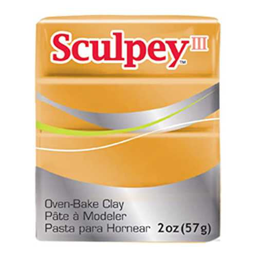 Sculpey III Oven Bake Clay 57g 1086 Gold