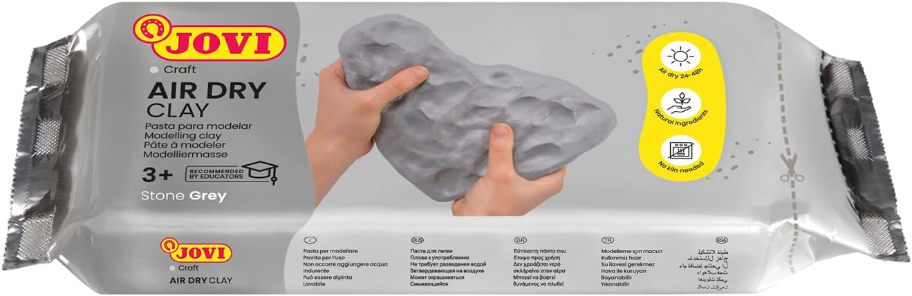 Jovi Air Hardening Clay 500gm Grey