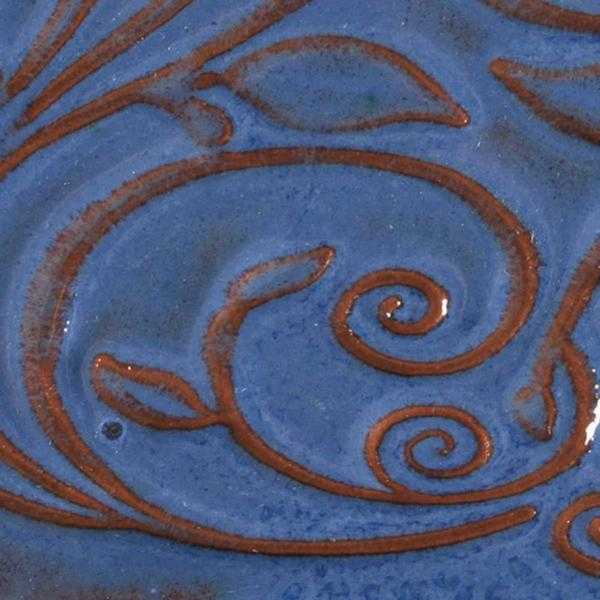 Amaco Glaze Opalescent O-23 Sapphire Blue - Pint