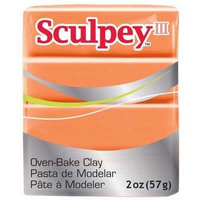 Sculpey III Oven Bake Clay 57g 1634 Just Orange