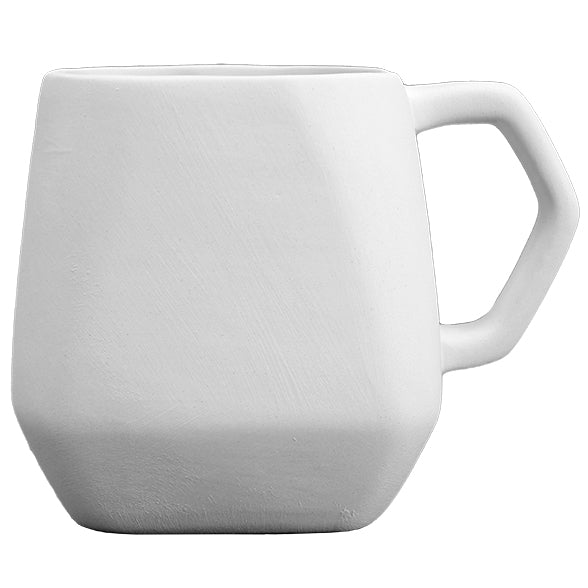 Bisque All About Them Angles Mug 9.5Cm Tall 7Cm Wide