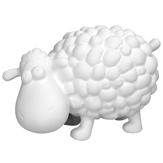 Bisque Fluffy Sheep - 11Cm Long By 7Cm Wide And 7.5Cm Tall