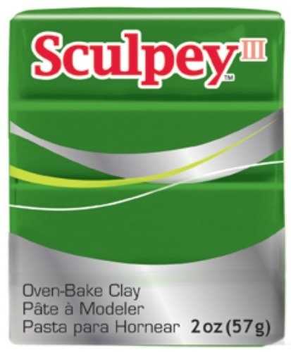 Sculpey III Oven Bake Clay 57g 322 Leaf Green