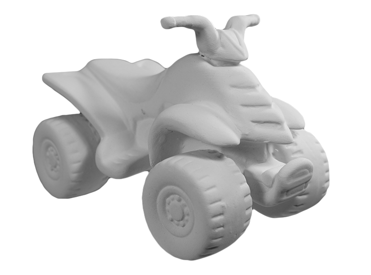Bisque Four Wheeler ATV 4 ½ L x 2 ½ W x 3 H