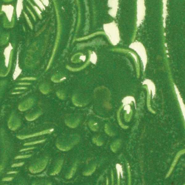 Amaco Glaze Low Fire Gloss LG-48 Chrome Green - Pint