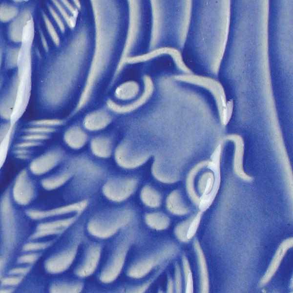 Amaco Glaze Low Fire Gloss LG-20 Medium Blue - Pint