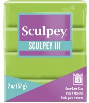 Sculpey III Oven Bake Clay 57g 1629 granny Smith