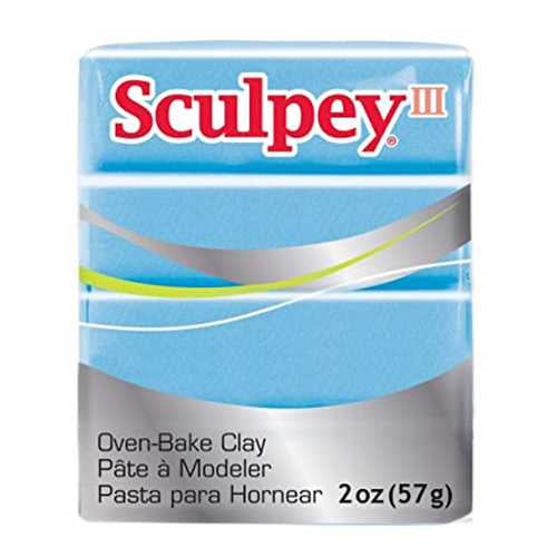 Sculpey III Oven Bake Clay 57g 1103 Lt.Blue Pearl