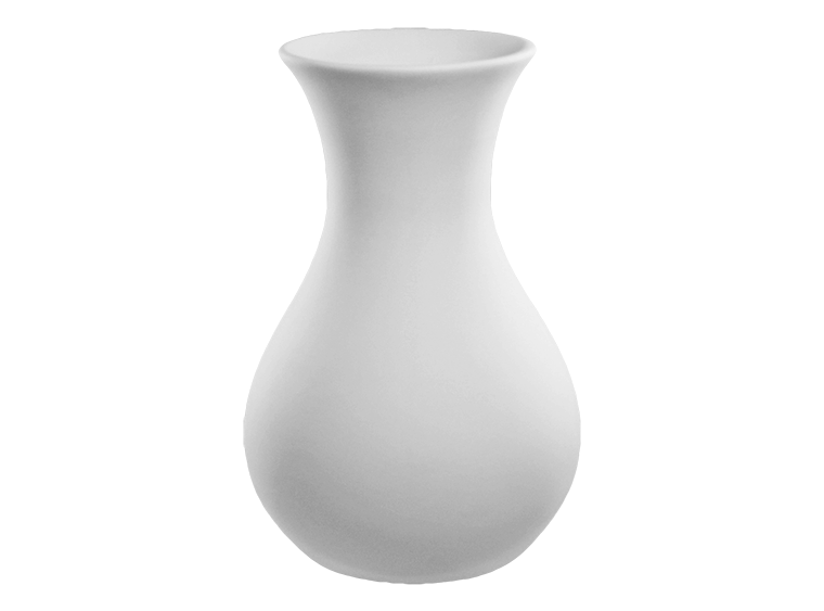 Bisque Amada Vase 4 Dia x 6 H