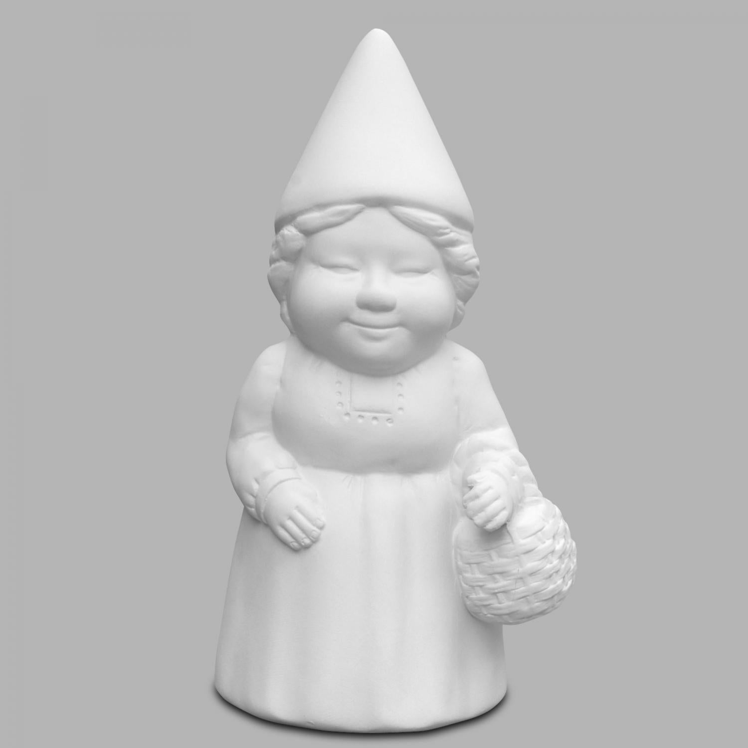 Bisque Gnome Hilda H 21 X W 11.5Cm