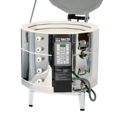 Amaco Kiln EX-381-SF, Max. Cone 10, 8.1 cu.ft (229.4 Ltr), 1-Phase, 230V, Wall thickness 3", With Ez-Lift.