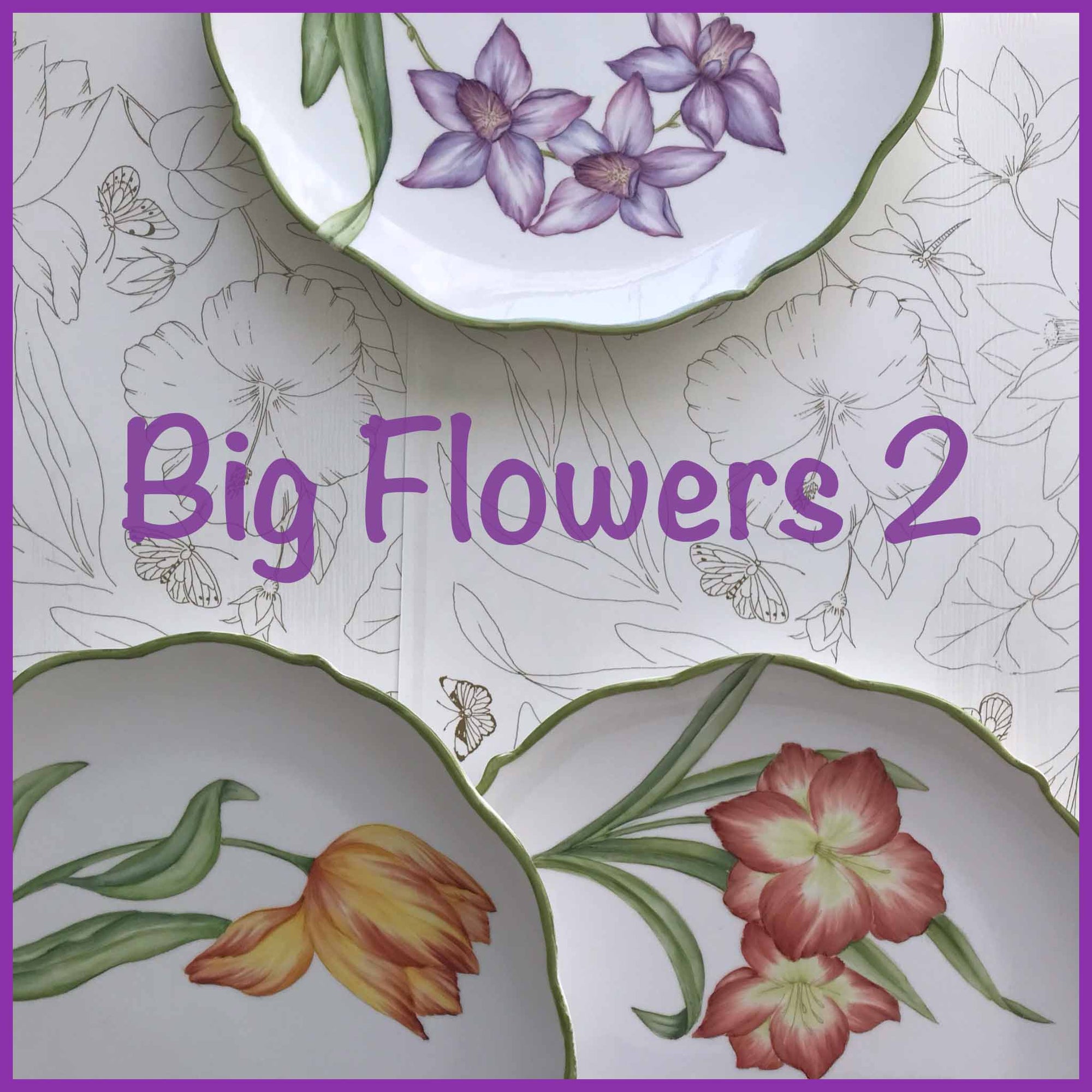 Decals Cp24 Big Flowers 2 (Flores Grandes 2)