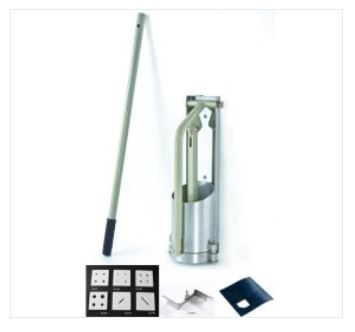 Extruder-Stainless Steel Barrel dia.115mm, Wall Frame With Long Handle