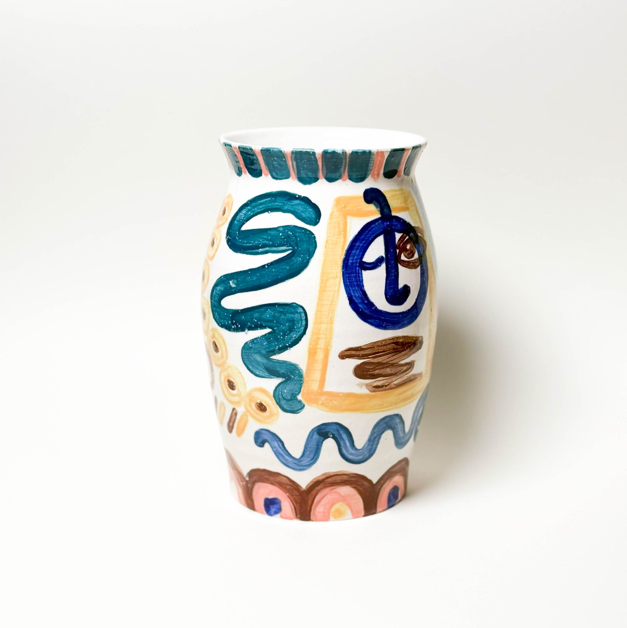 Doodle Floral Vase