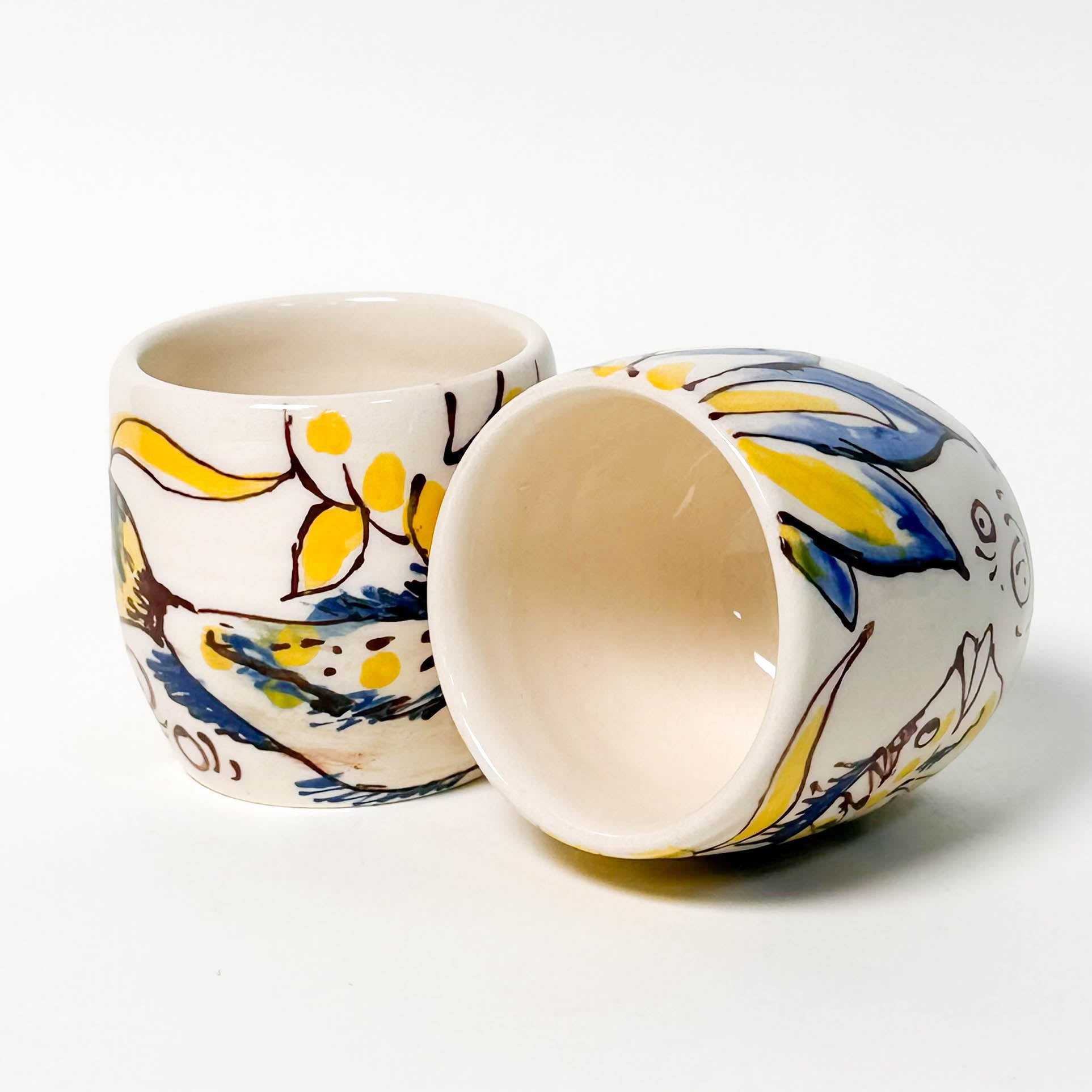 Fish Small Glass Pair