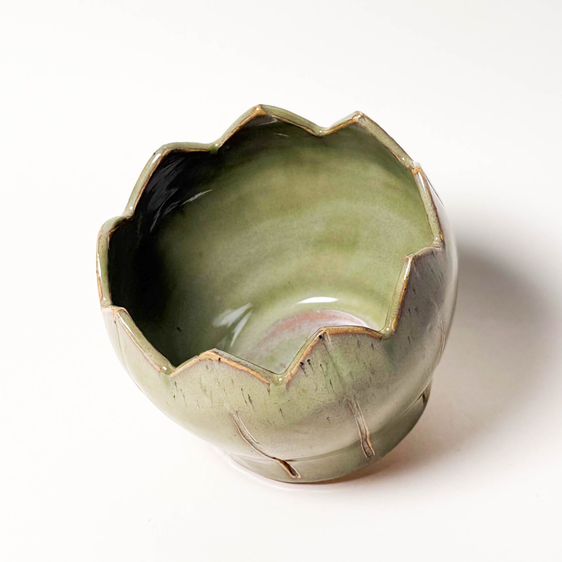 Floral Green Bowl