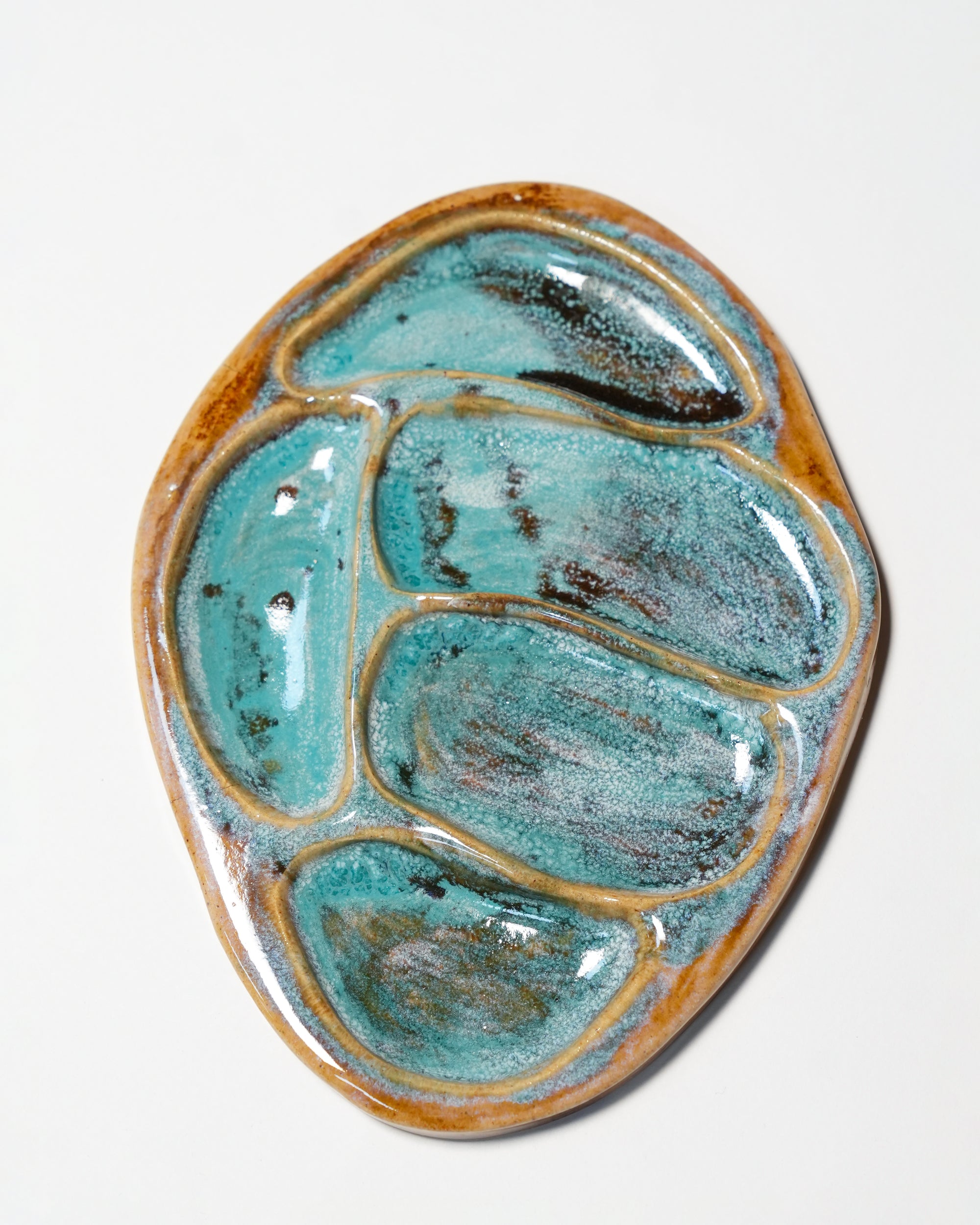 Jewelry Holder Medium Cyan
