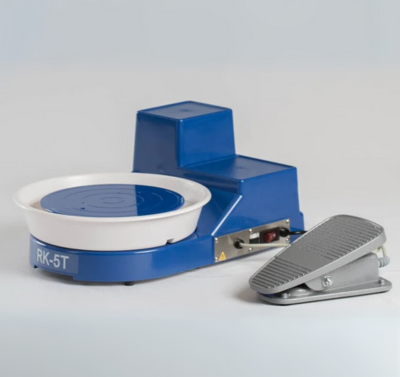 Shimpo Potters Table Top Wheel (RK-5TF) with Pedal Head Dia: 7"