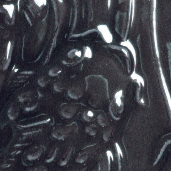 Amaco Glaze Low Fire Gloss LG-2 Black Lustre - Pint
