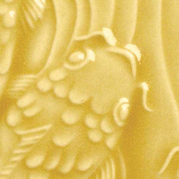 Amaco Glaze Low Fire Gloss LG-62 Light Yellow - Pint
