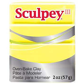 Sculpey III Oven Bake Clay 57g 1150 Lemonade