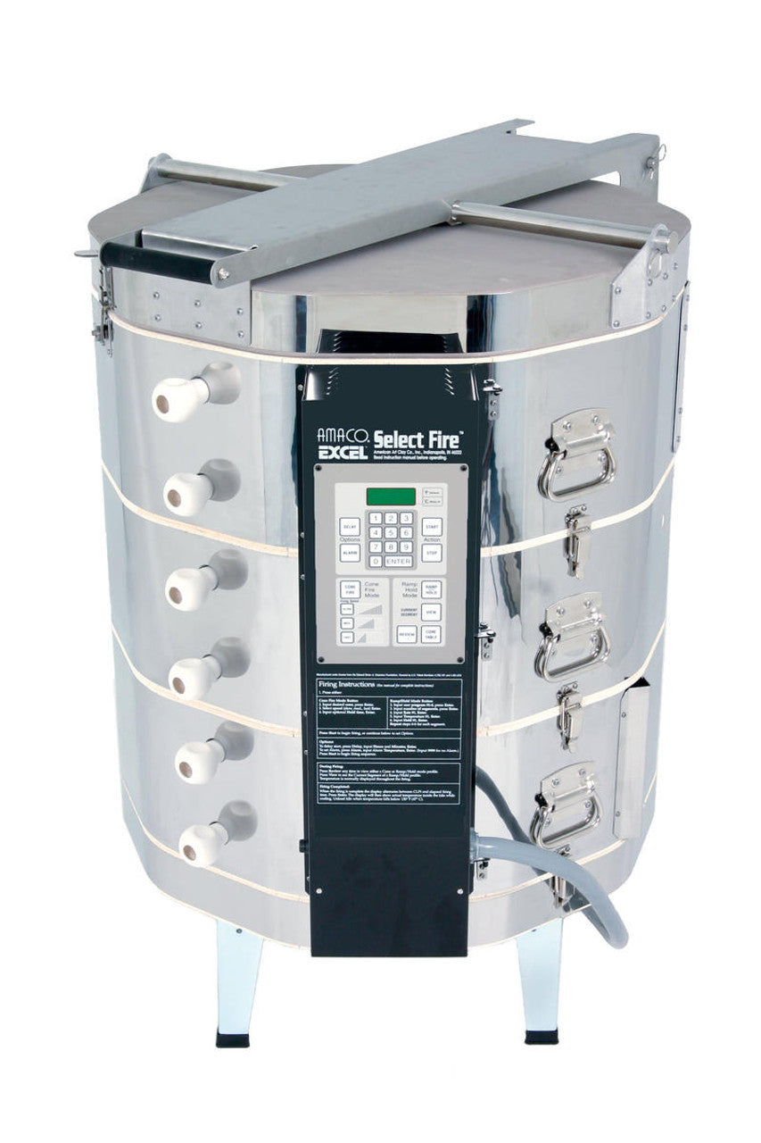 Amaco Kiln EX-365-SF, Max. Cone 10, 6.57 cu.ft (186 Ltr), 1-Phase, 230V, Wall thickness 3", With Ez-Lift.