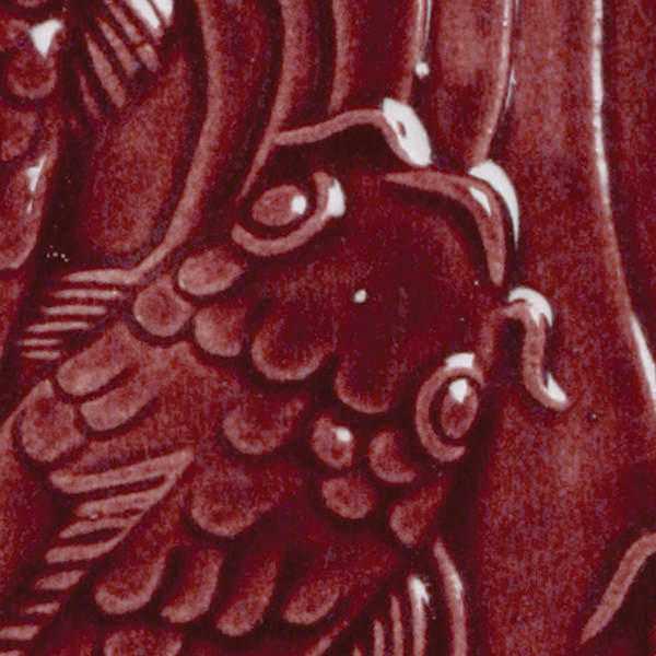 Amaco Glaze Low Fire Gloss LG-50 Maroon - Pint