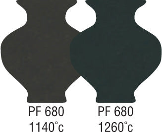 Professional Smooth Black Clay 12.5kg PF680 1140-1260°C
