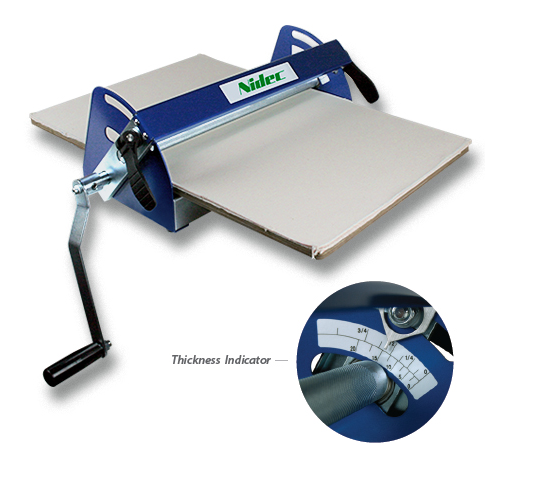 Shimpo Nidec Slab Roller Mini Slab, Thickness 3-22 mm, 37 x 50 cm table